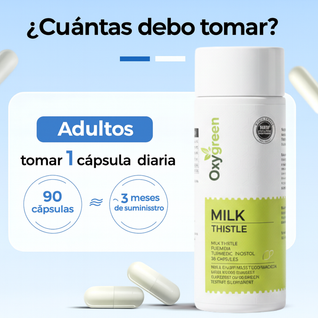 Oxygreen-Cardo Mariano Detox para el Hígado y Limpieza de Colon